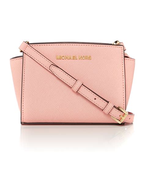 michael kors pink crossbody bag